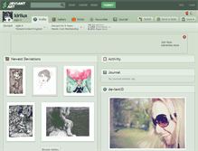 Tablet Screenshot of kirliux.deviantart.com