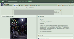 Desktop Screenshot of barrin84.deviantart.com