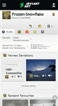 Mobile Screenshot of frozen-snowflake.deviantart.com