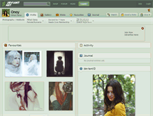 Tablet Screenshot of onoy.deviantart.com