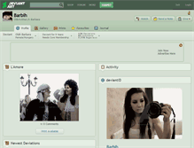 Tablet Screenshot of barbih.deviantart.com
