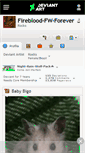 Mobile Screenshot of fireblood-fw-forever.deviantart.com