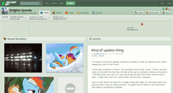 Desktop Screenshot of dirigible-quixote.deviantart.com