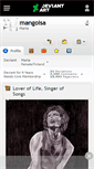 Mobile Screenshot of mangoisa.deviantart.com