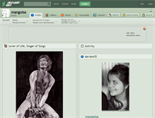 Tablet Screenshot of mangoisa.deviantart.com