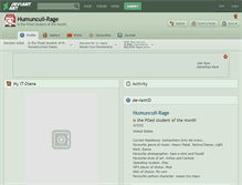 Tablet Screenshot of humunculi-rage.deviantart.com