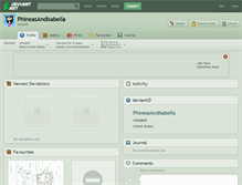 Tablet Screenshot of phineasandisabella.deviantart.com