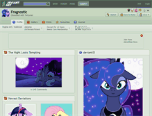 Tablet Screenshot of fragnostic.deviantart.com