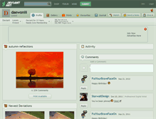 Tablet Screenshot of daewoniii.deviantart.com