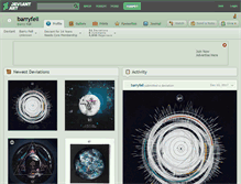 Tablet Screenshot of barryfell.deviantart.com