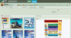 Desktop Screenshot of amirv60.deviantart.com