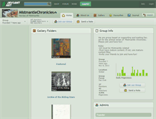 Tablet Screenshot of mistmantlechronicles.deviantart.com