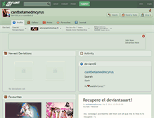 Tablet Screenshot of cantbetamedmcyrus.deviantart.com