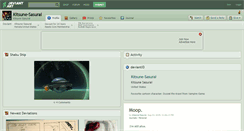 Desktop Screenshot of kitsune-sasurai.deviantart.com