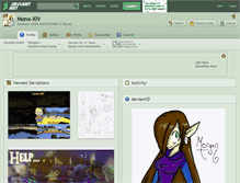 Tablet Screenshot of monx-xiv.deviantart.com