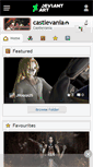 Mobile Screenshot of castlevania.deviantart.com