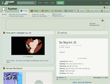 Tablet Screenshot of 9cymon.deviantart.com