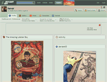 Tablet Screenshot of hever.deviantart.com