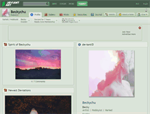 Tablet Screenshot of beckychu.deviantart.com