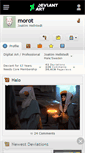 Mobile Screenshot of morot.deviantart.com