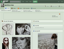 Tablet Screenshot of jasmine-cross.deviantart.com