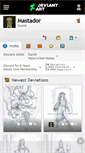 Mobile Screenshot of mastador.deviantart.com