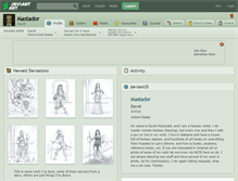 Tablet Screenshot of mastador.deviantart.com