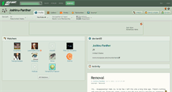 Desktop Screenshot of joshinu-panther.deviantart.com
