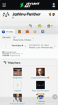 Mobile Screenshot of joshinu-panther.deviantart.com