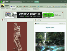 Tablet Screenshot of hrum.deviantart.com