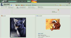 Desktop Screenshot of hero-wuff.deviantart.com