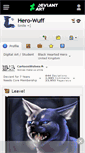 Mobile Screenshot of hero-wuff.deviantart.com
