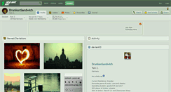 Desktop Screenshot of drunkensandwich.deviantart.com