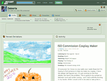 Tablet Screenshot of daleeria.deviantart.com