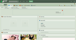 Desktop Screenshot of dj45.deviantart.com