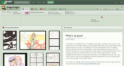 Desktop Screenshot of dragoncatgirl.deviantart.com