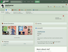 Tablet Screenshot of catalinarose.deviantart.com