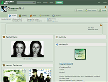 Tablet Screenshot of cinnamongrrl.deviantart.com