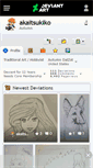 Mobile Screenshot of akaitsukiko.deviantart.com