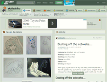 Tablet Screenshot of akaitsukiko.deviantart.com