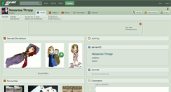 Desktop Screenshot of nessarose-thropp.deviantart.com