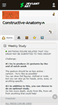 Mobile Screenshot of constructive-anatomy.deviantart.com