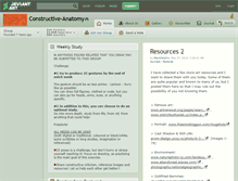 Tablet Screenshot of constructive-anatomy.deviantart.com
