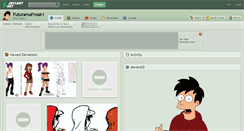 Desktop Screenshot of futuramafreak1.deviantart.com