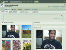 Tablet Screenshot of jmaineunderwood.deviantart.com