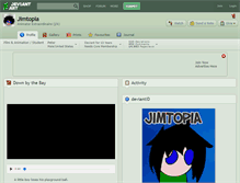 Tablet Screenshot of jimtopia.deviantart.com