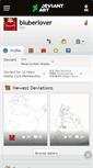 Mobile Screenshot of bluberlover.deviantart.com