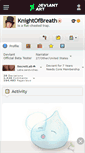 Mobile Screenshot of knightofbreath.deviantart.com