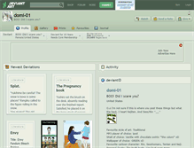 Tablet Screenshot of domi-01.deviantart.com