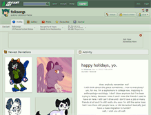 Tablet Screenshot of folksongs.deviantart.com
